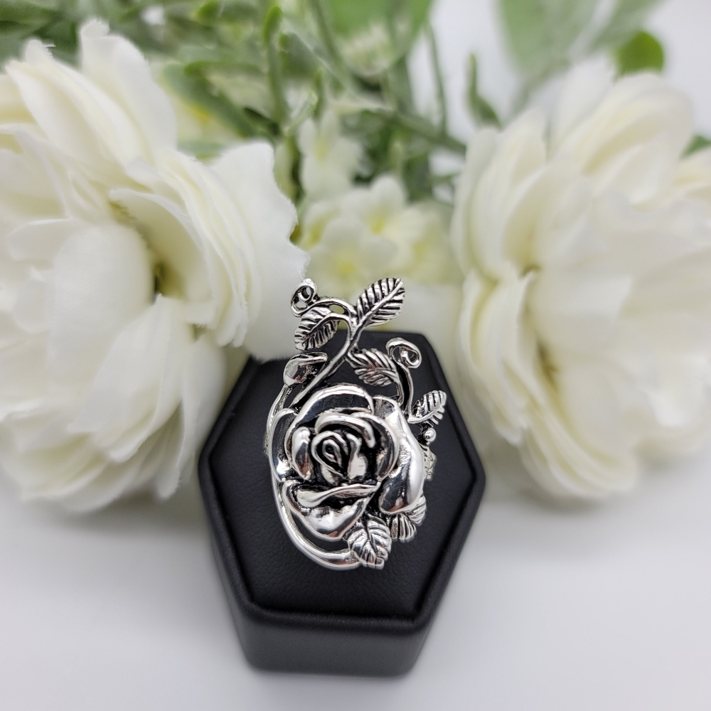 🥰 GRANDIROSA STERLING SILVER RING - Picture 9 of 10
